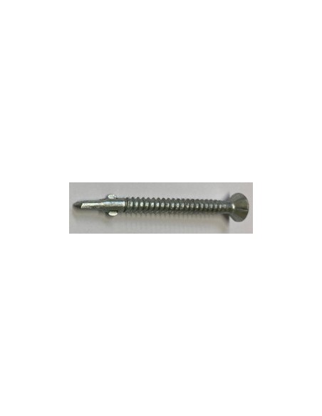 Vis AutoPerceuse acier Inox A2, pointe forêt acier cémenté avec ailettes basses, tête Fraisée empreinte TORX T 25