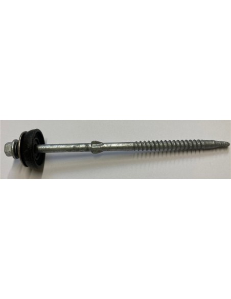 Vis AutoPerceuse acier Galavanisé à Chaud, pointe forêt acier cémenté, tête hexagonale de 8mm sur plats