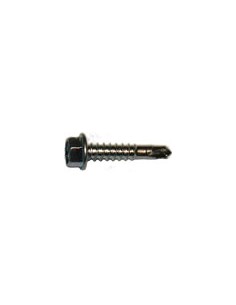 Vis AutoPerceuse acier zingué, tête hexagonale de 8mm sur plats avec collerette standard ou large